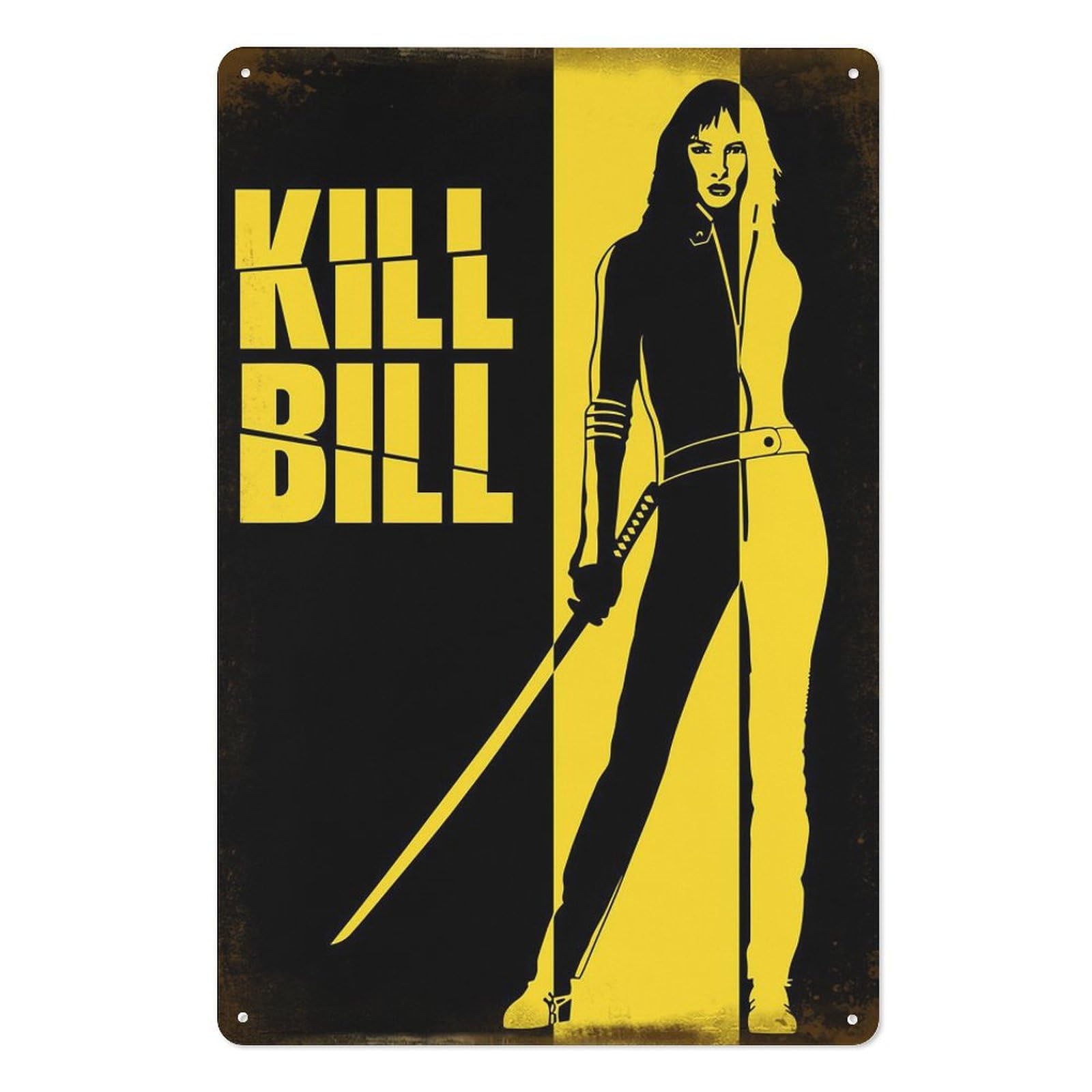 Wine Tag Label - Kill Bill Movies Metal Tin Sign