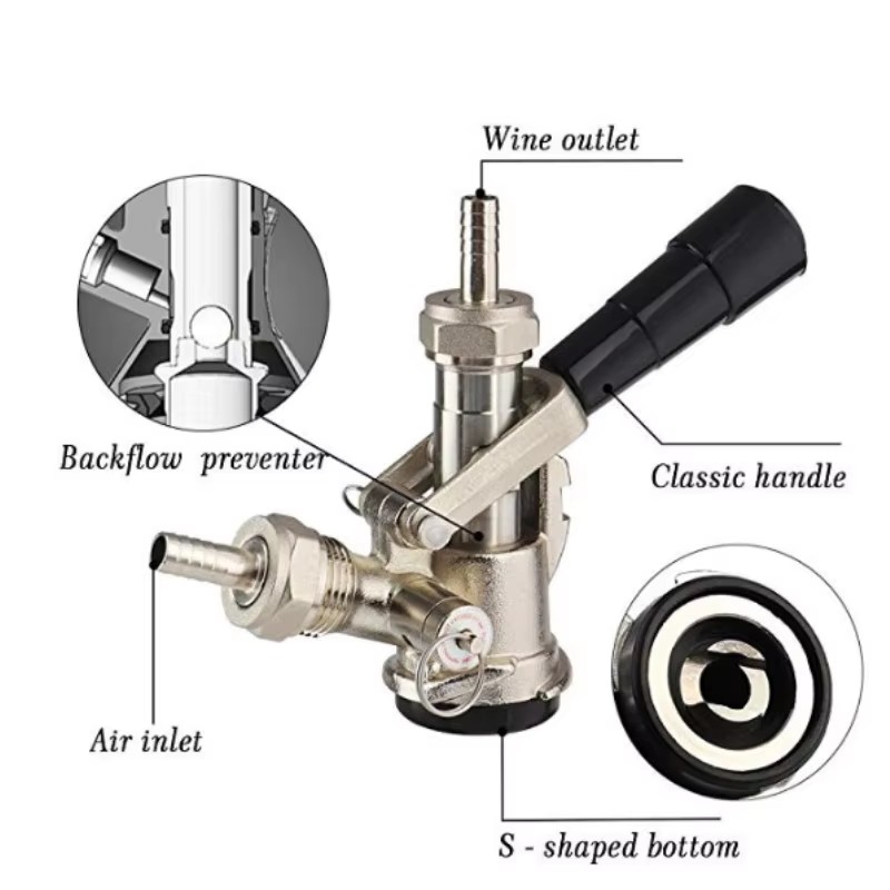 Keg Coupler Draft Beer Dispens - огляд і ціна Wine Draft Beer