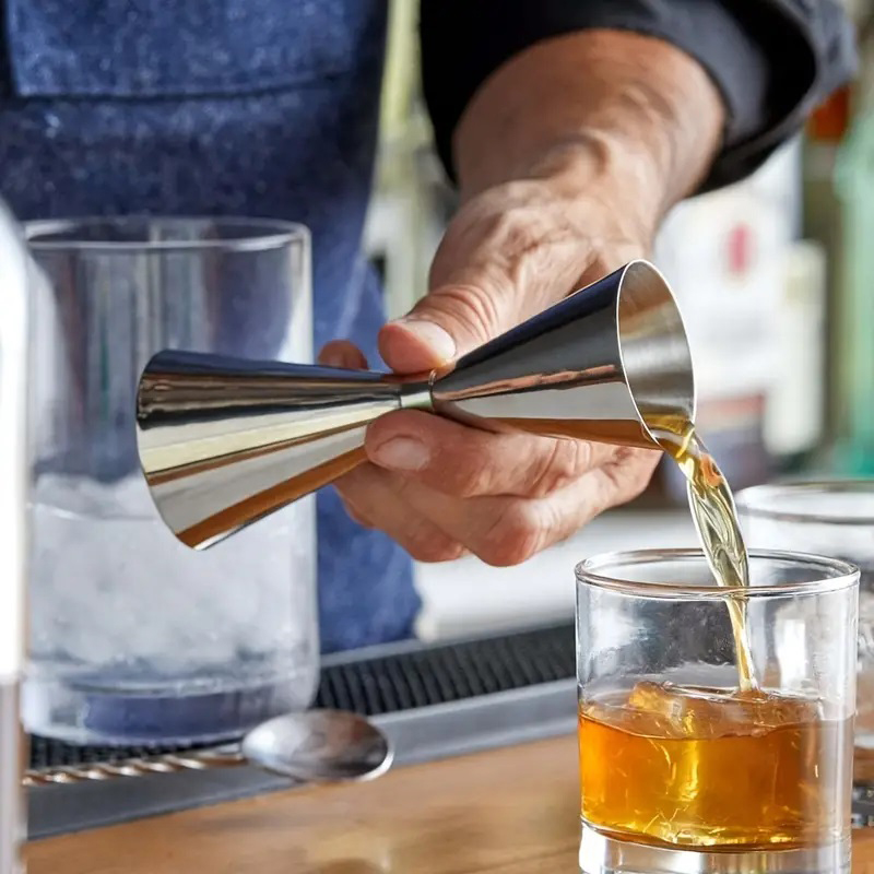 30/60ml Cocktail Bar Stainless - огляд і ціна Spirit Measure Jigger