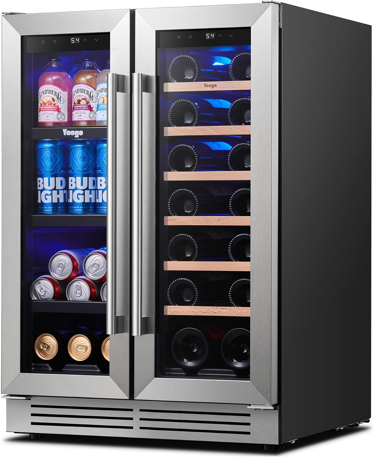 Yeego 24 Inch Wine and Beverag - огляд і ціна Wine Beer Cooler Fridge
