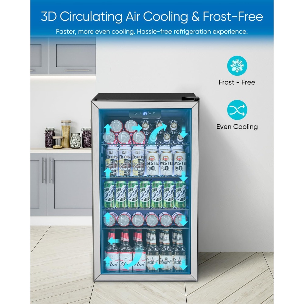 Beverage Refrigerator Cooler - - огляд і ціна Wine Beer Cooler Fridge