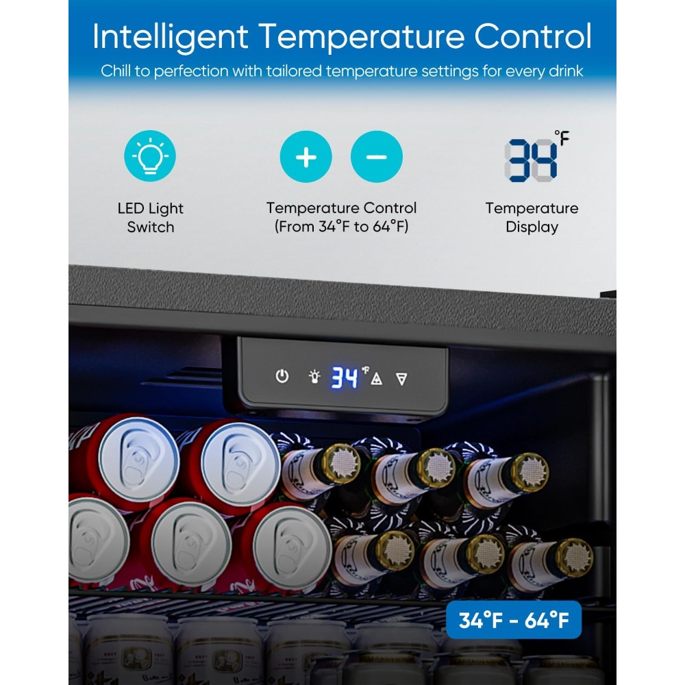 Beverage Refrigerator Cooler - - огляд і ціна Wine Beer Cooler Fridge