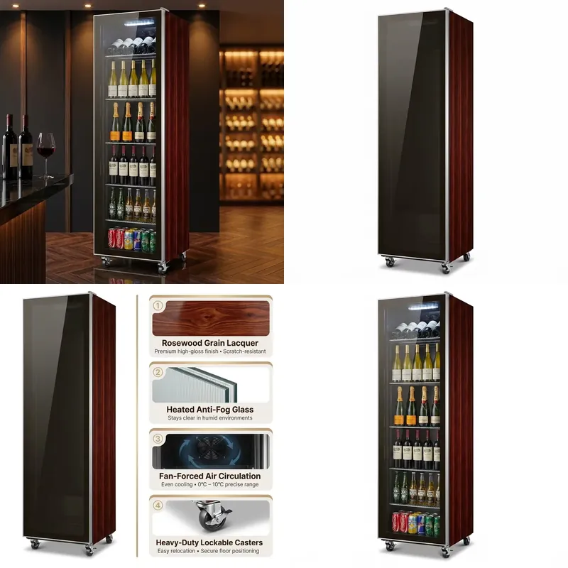 SFW Certificate Rosewood Finis - огляд і ціна Wine Beer Cooler Fridge