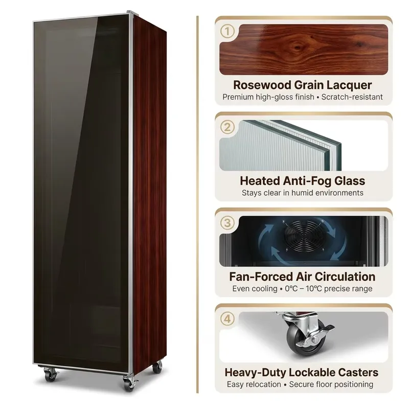 SFW Certificate Rosewood Finis - огляд і ціна Wine Beer Cooler Fridge