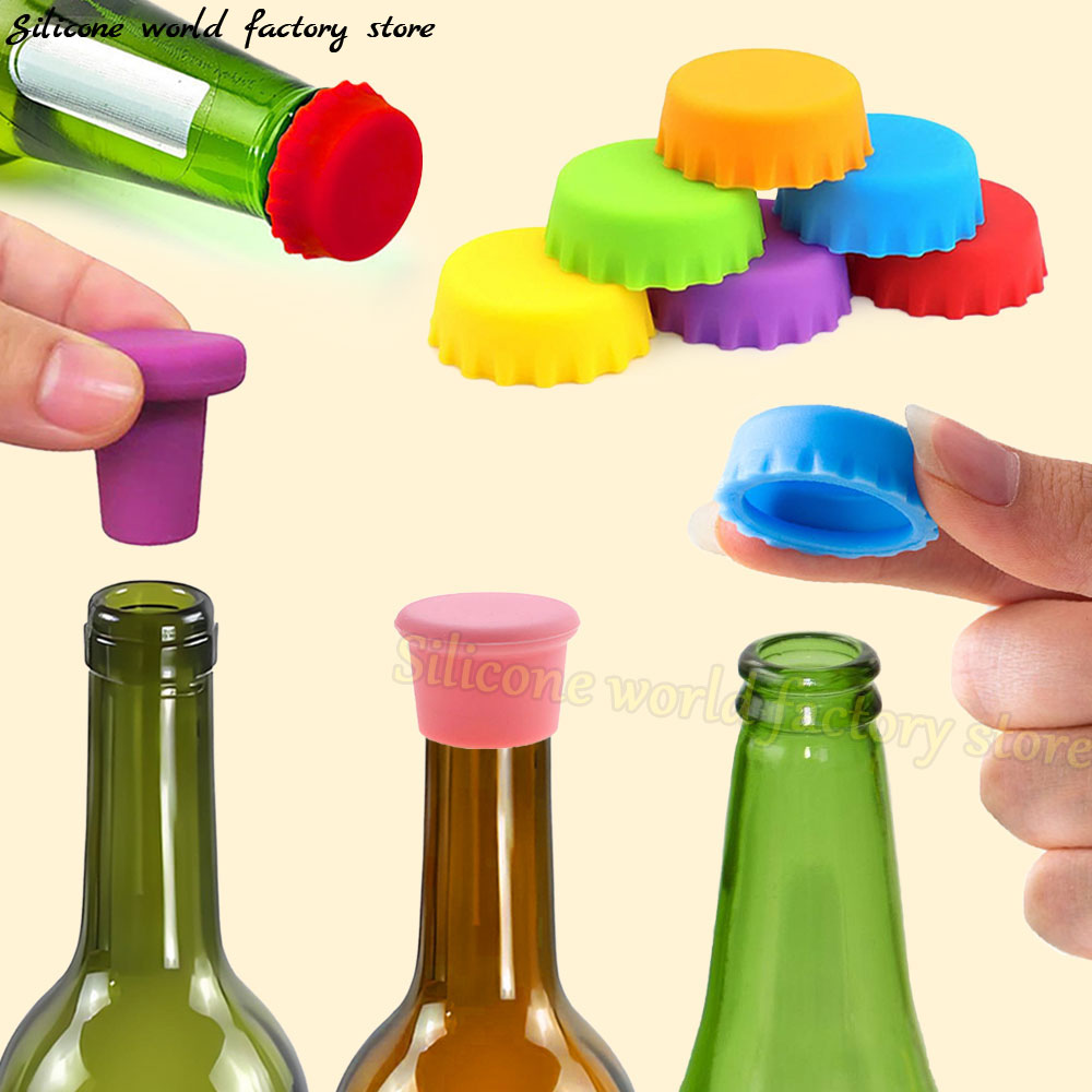 SW 12/6/3PCS Silicone Fresh-ke - огляд і ціна Wine Beer Red