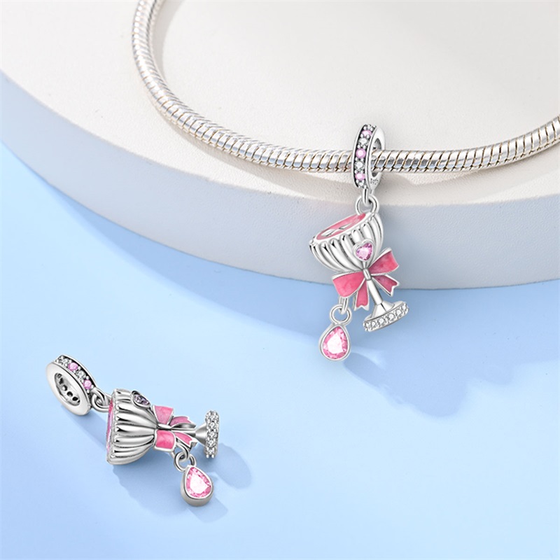 Fashion 925 Sterling Silver Re - огляд і ціна Wine Beer Red