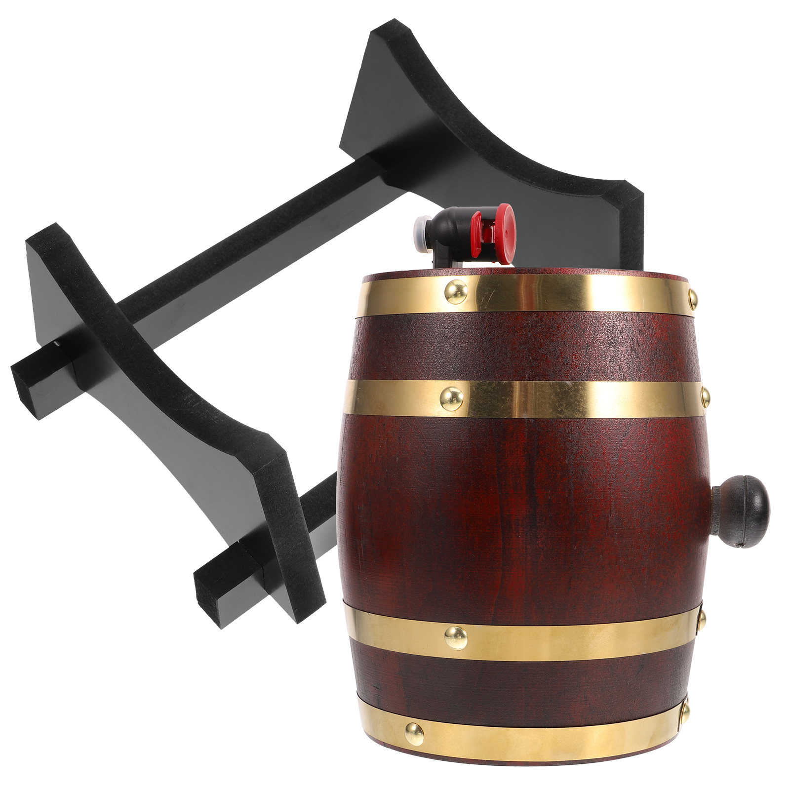 1Set Wood Wine Barrel 1L Red W - огляд і ціна Wine Beer Red