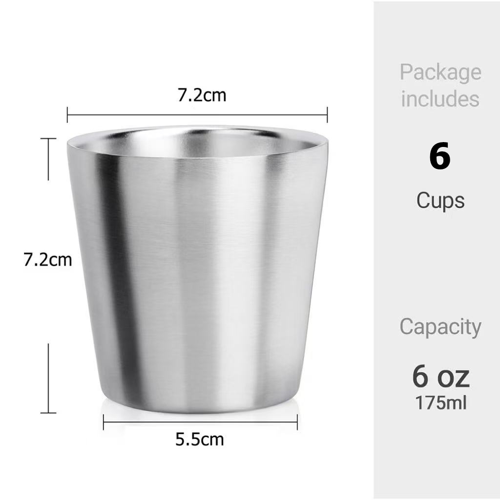 175ml Stainless Steel Double W - огляд і ціна Beer Flight Set