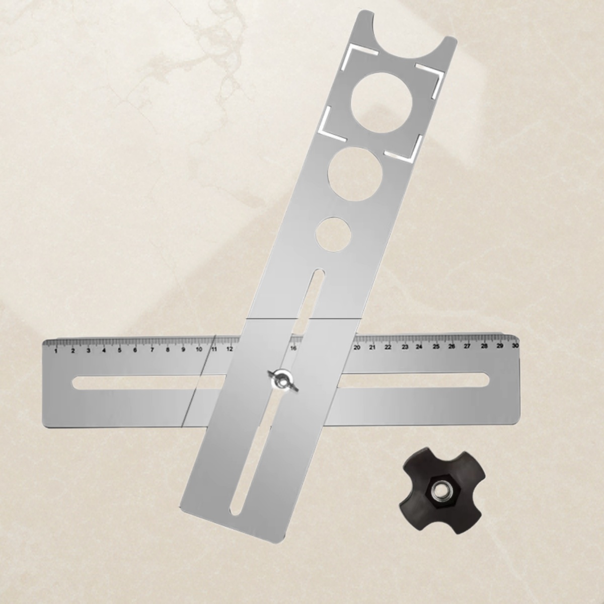 Adjustable Tile Hole Centering - огляд і ціна Spirit Measure Jigger