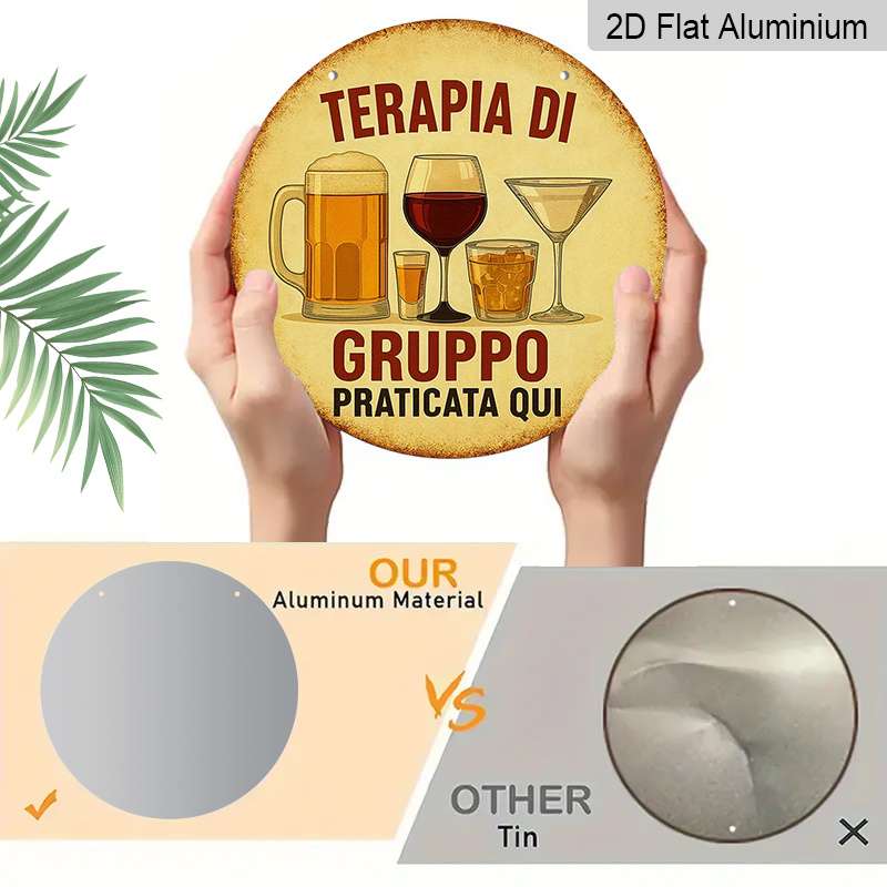 2D Flat, 1pc 7.87inchs Round A - огляд і ціна Beer And Wine Quote