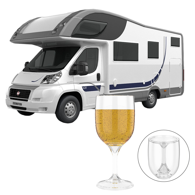 Folding Wine Glass Transparent - огляд і ціна Wine & Beer Guayaquil
