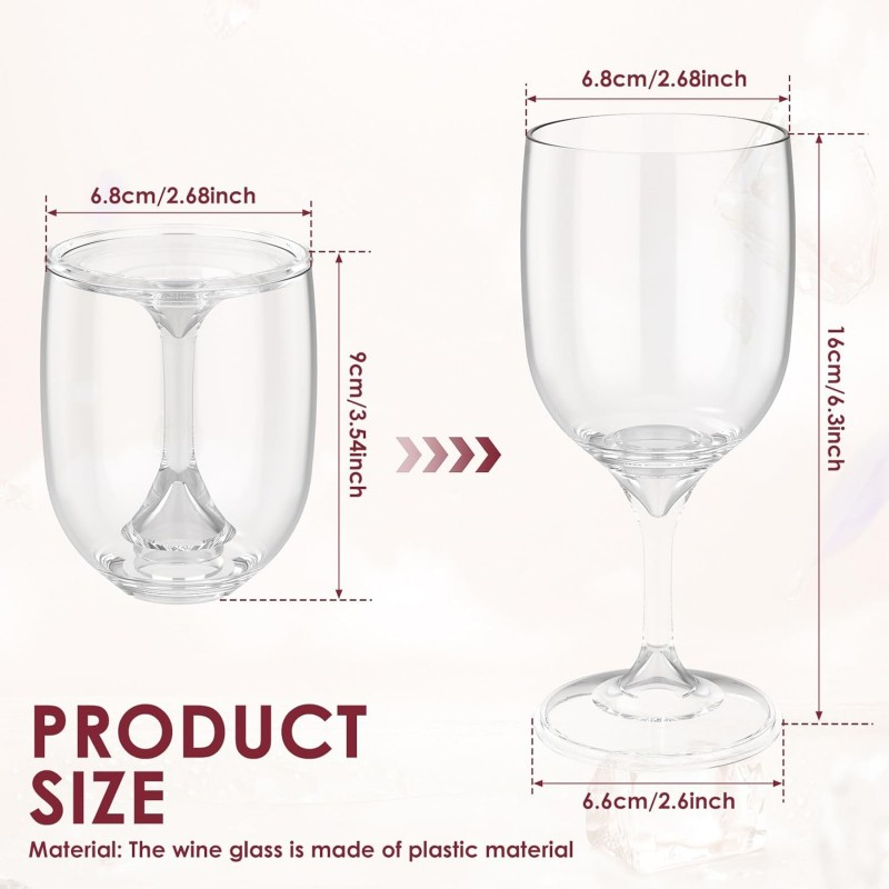 Folding Wine Glass Transparent - огляд і ціна Wine & Beer Guayaquil