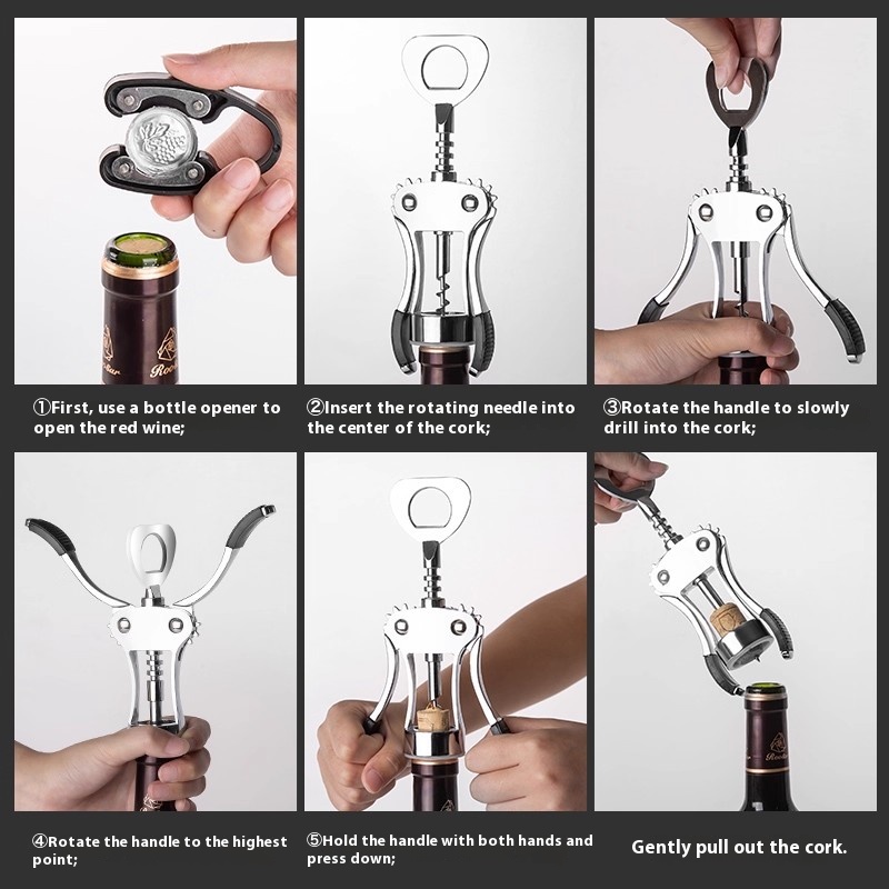 Gianxi Red Wine Bottle Opener  - огляд і ціна Wine Beer Red