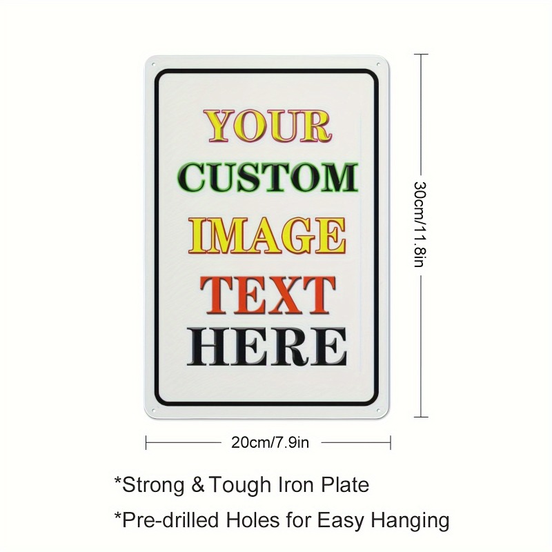 Custom Photo Rectangular Iron  - огляд і ціна Wine Tag Label