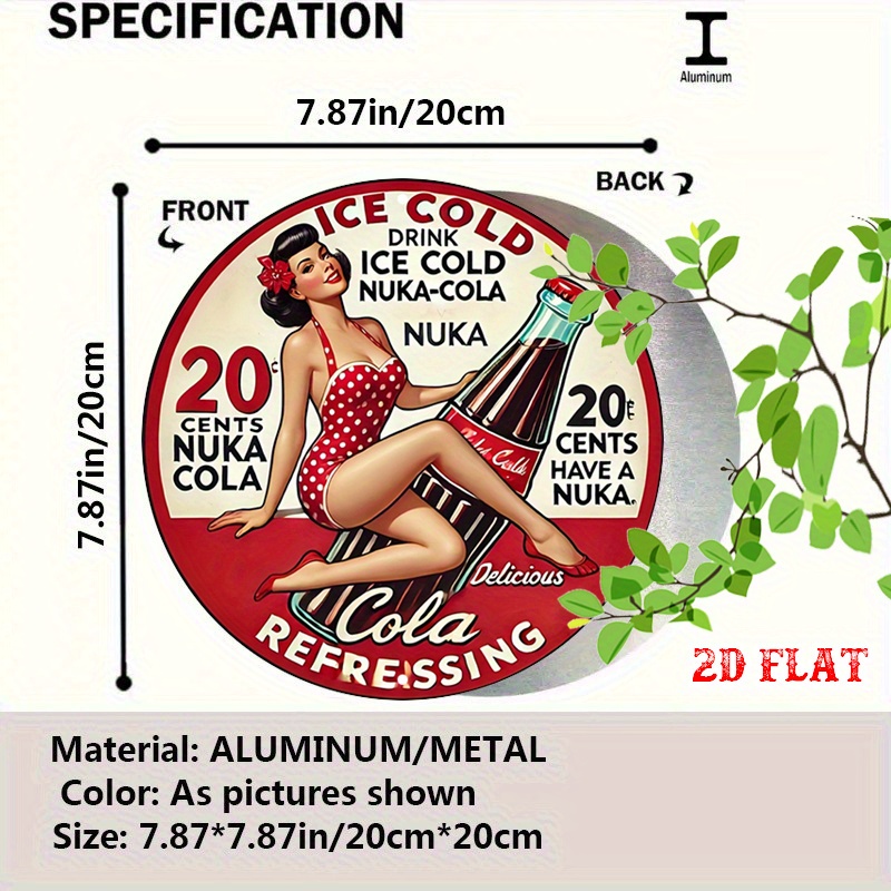 2D Flat, 1pc Retro Pin-Up 7.87 - огляд і ціна Wine Tag Label