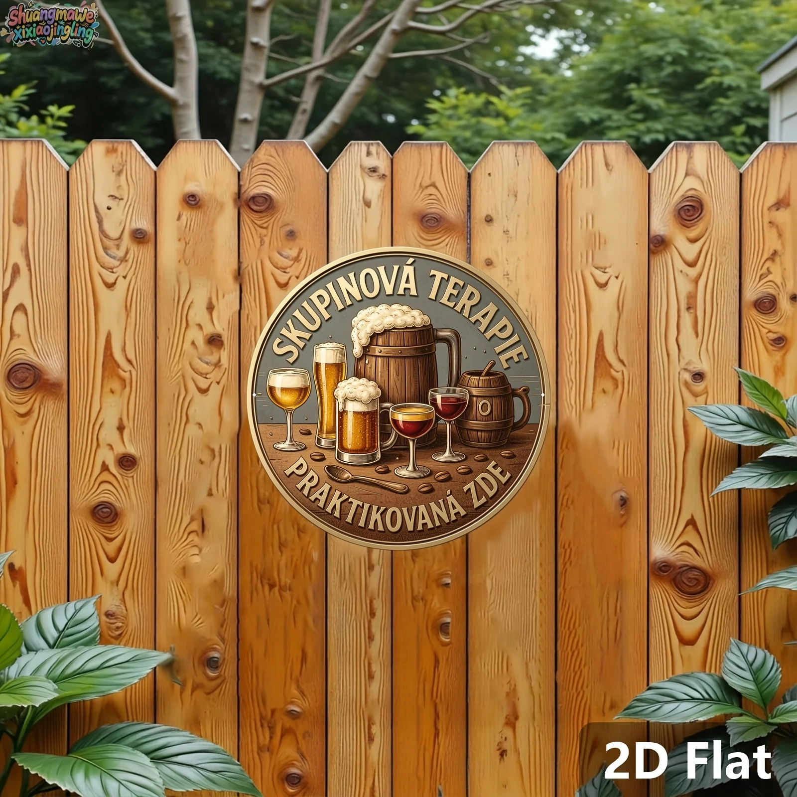 2D wooden signs, featuring hum - огляд і ціна Beer And Wine Quote