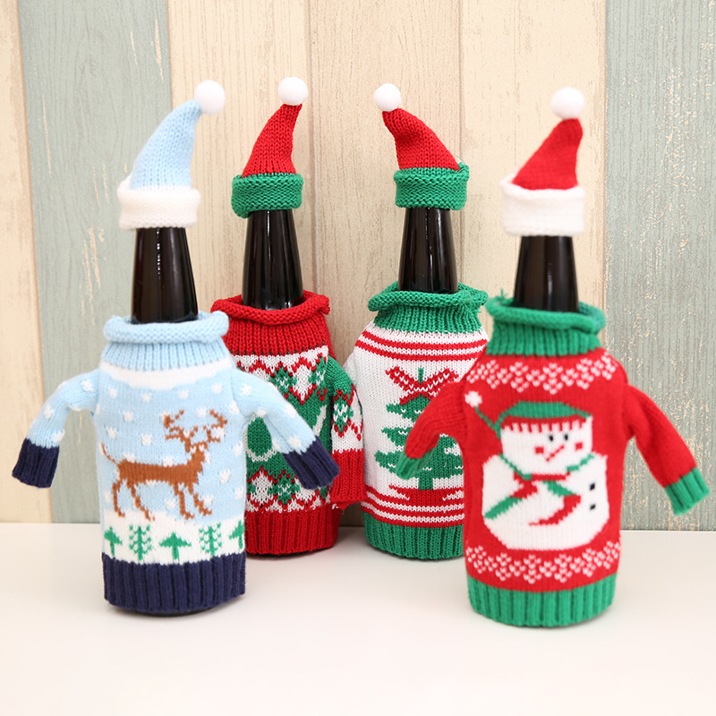 High End Knitted Christmas New - огляд і ціна Wine Beer Red
