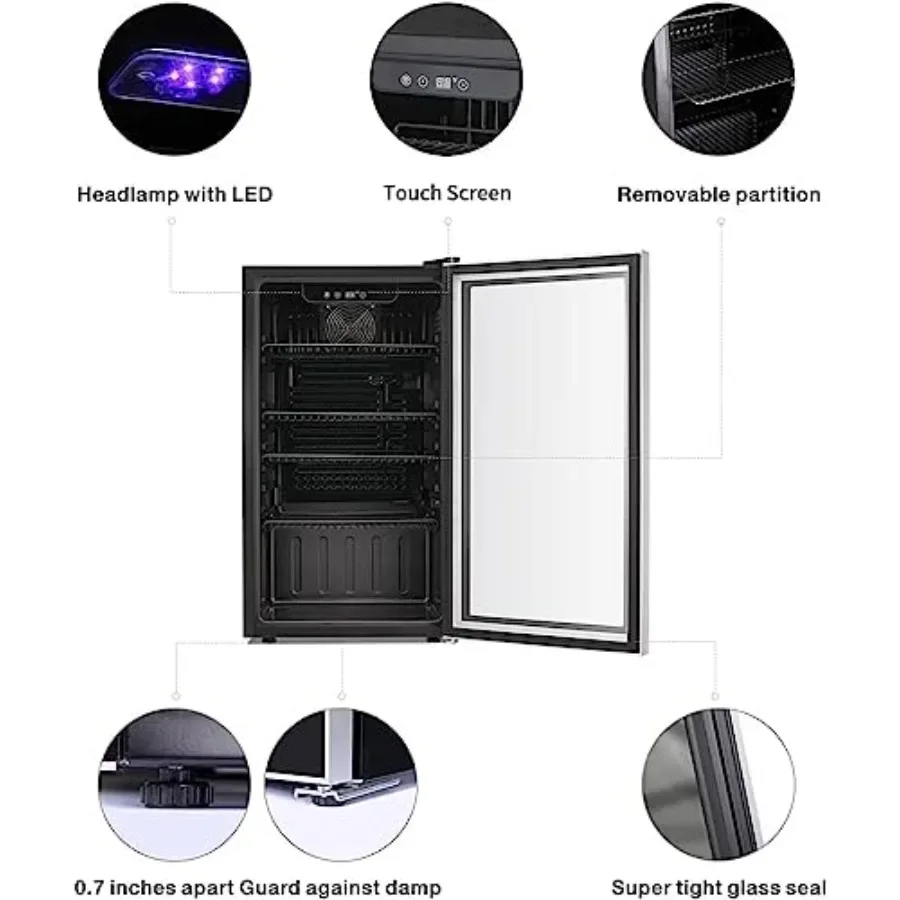 26 Bottle 130 Can Wine Cooler/ - огляд і ціна Wine Beer Cooler Fridge
