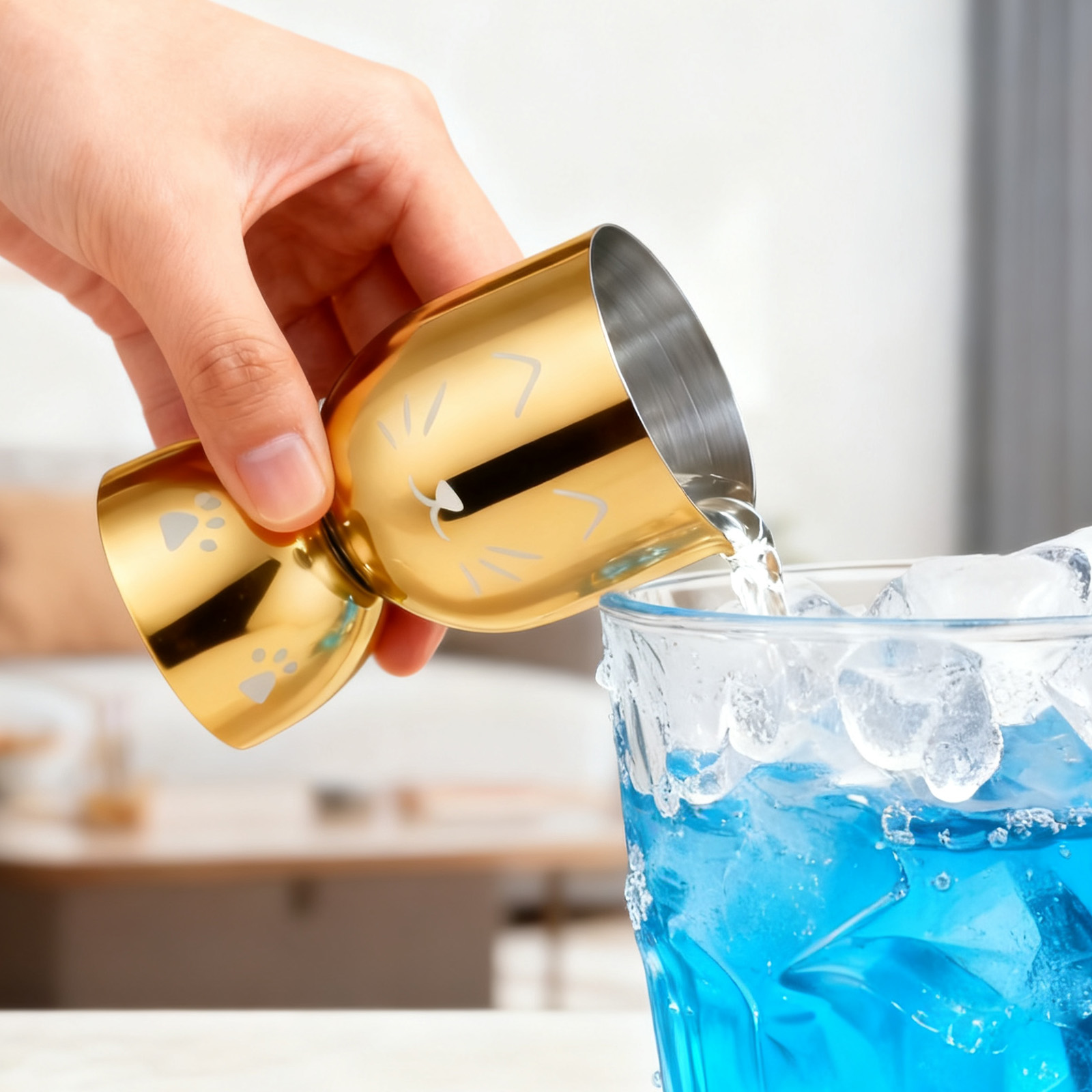 20/40ml Cocktail Bar Stainless - огляд і ціна Spirit Measure Jigger