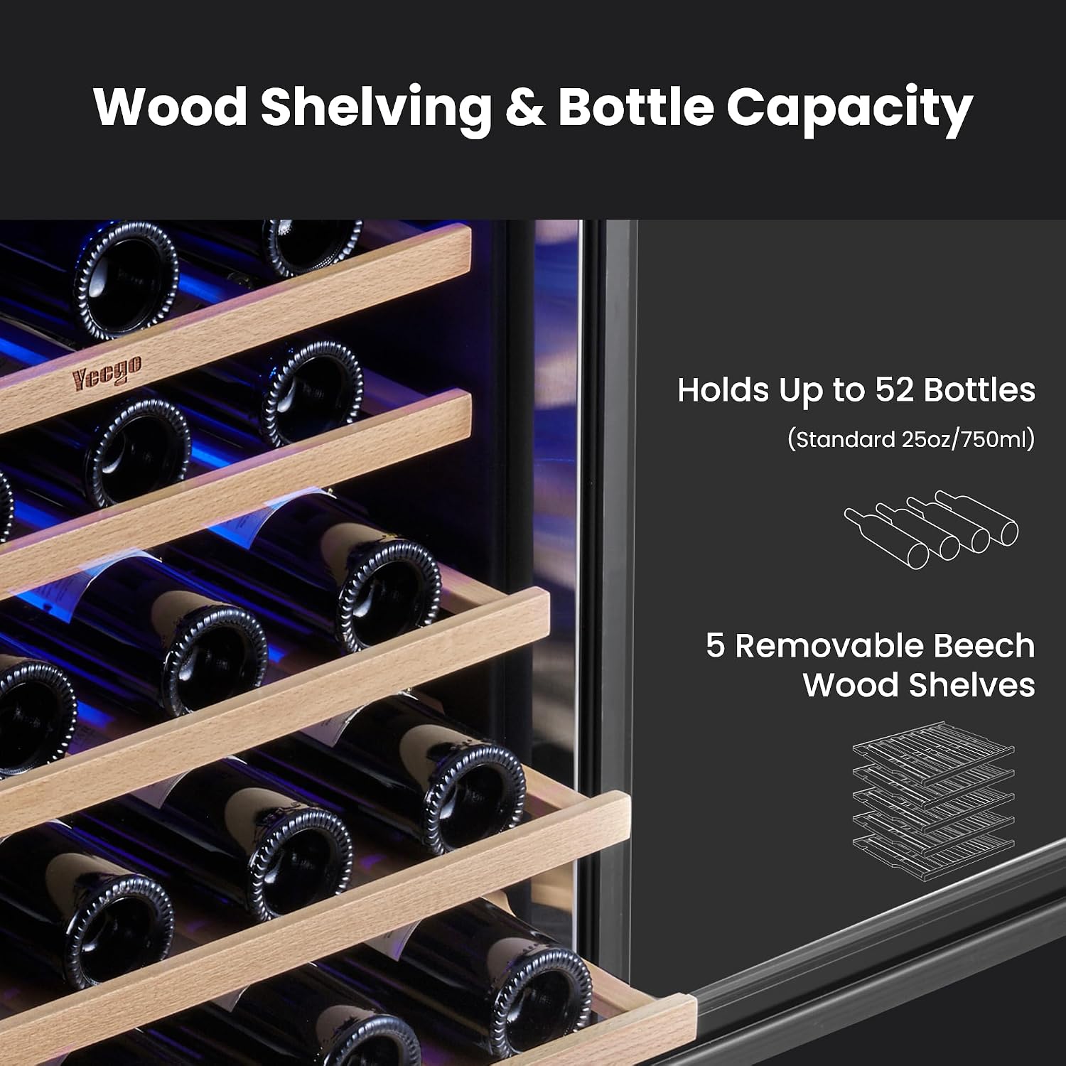 Yeego Wine Fridge Cooler - 24  - огляд і ціна Wine Beer Cooler Fridge