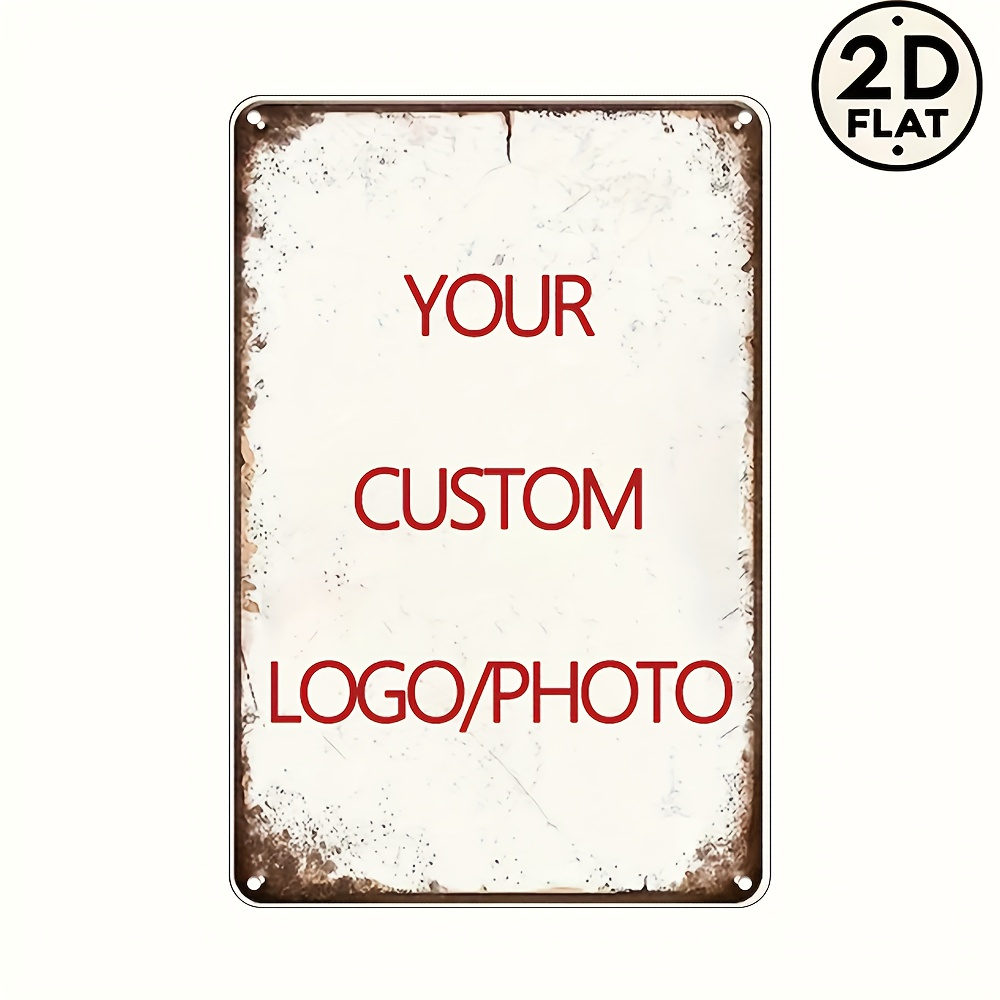 Custom Metal Tin Sign Personal - огляд і ціна Wine Tag Label