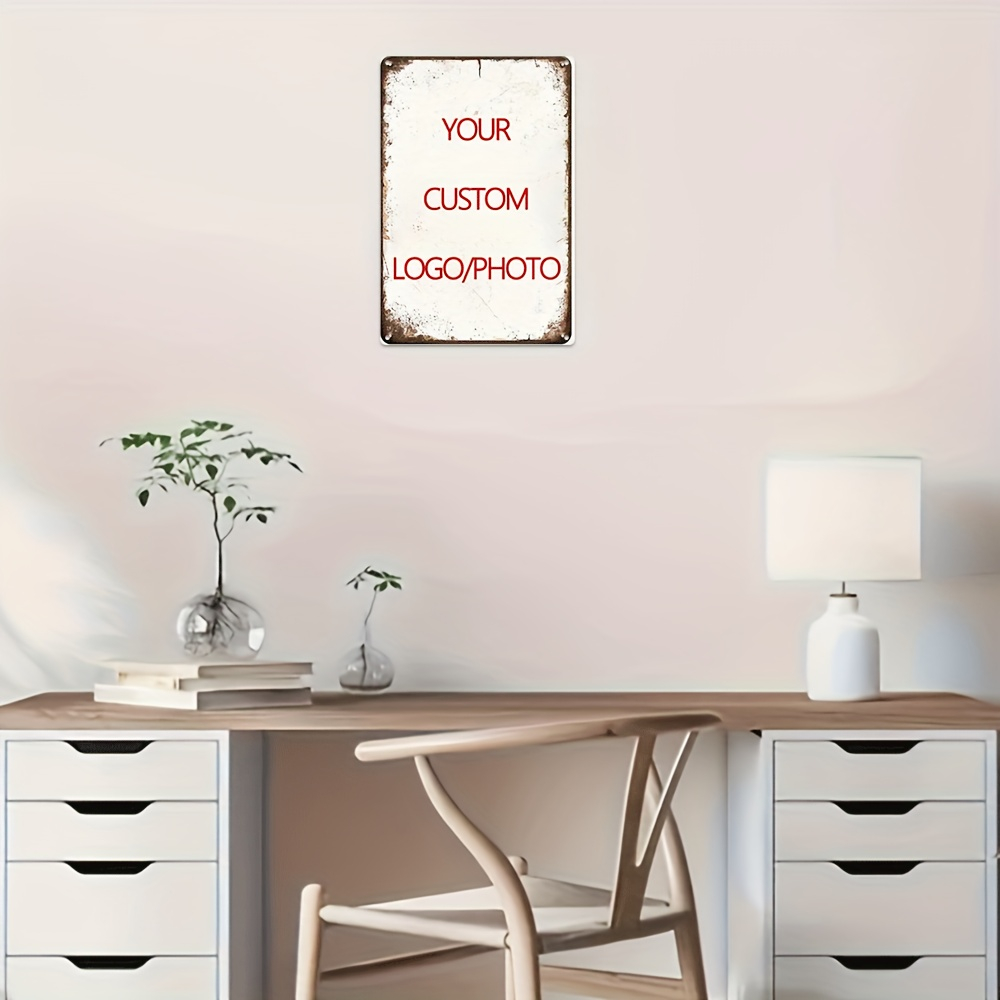 Custom Metal Tin Sign Personal - огляд і ціна Wine Tag Label