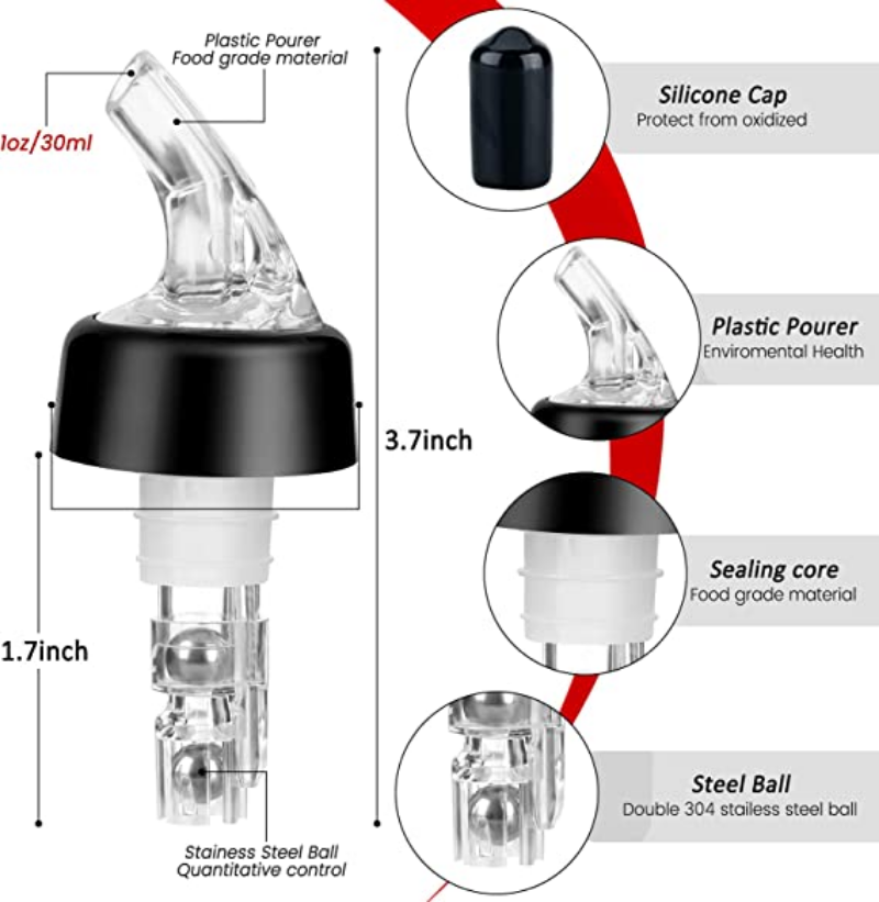 30 ml Automatic Measured Bottl - огляд і ціна Spirit Measure Jigger