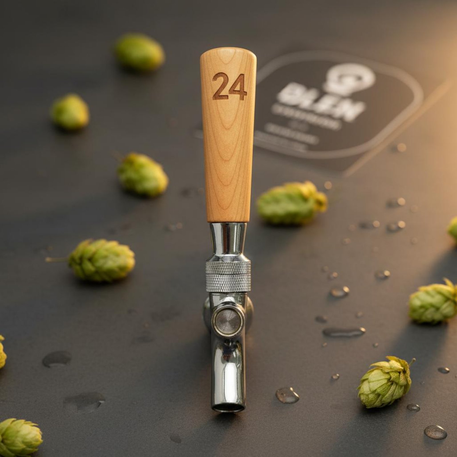 Short Wooden Beer Handle Solid - огляд і ціна Wine With Beer
