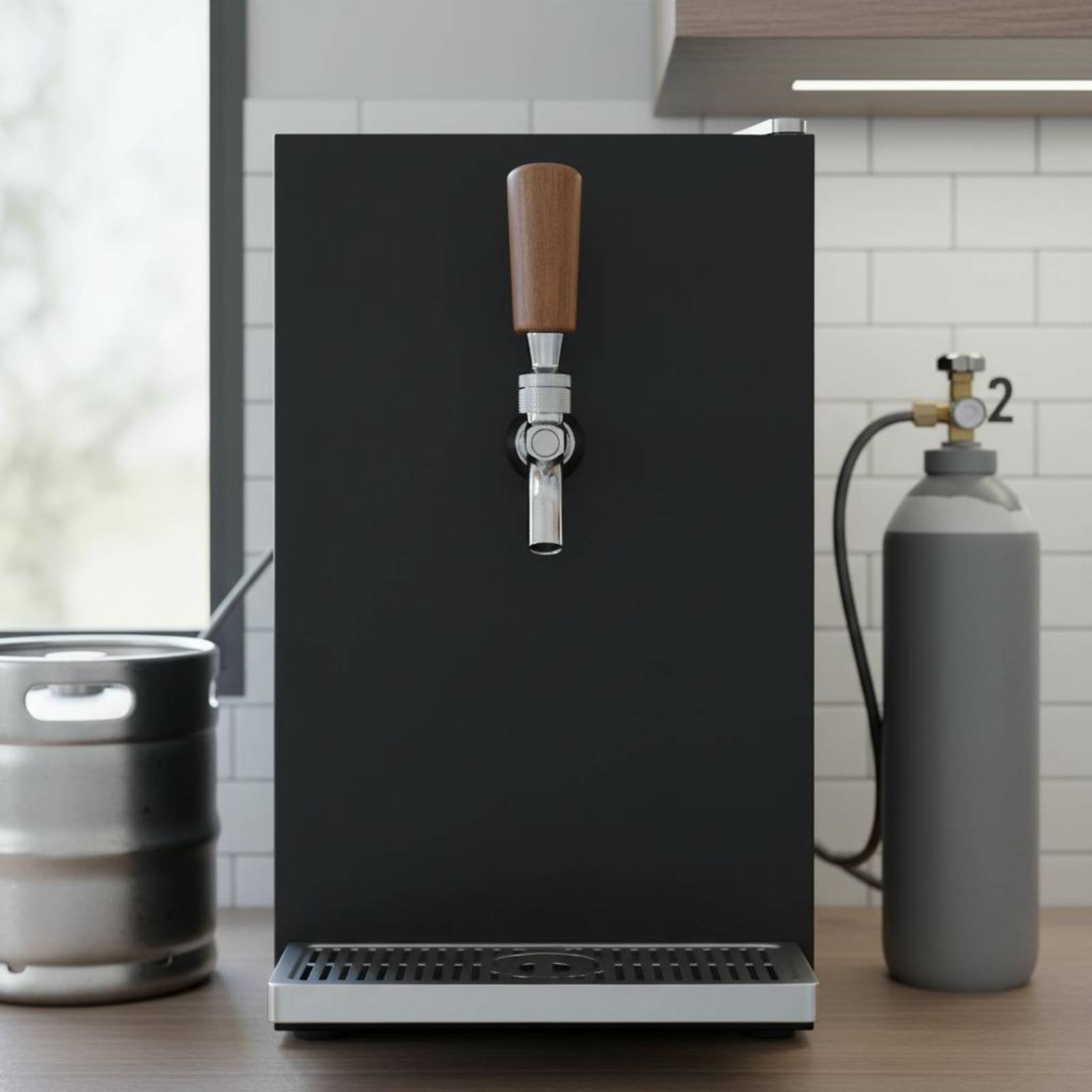 Short Wooden Beer Handle Solid - огляд і ціна Wine With Beer