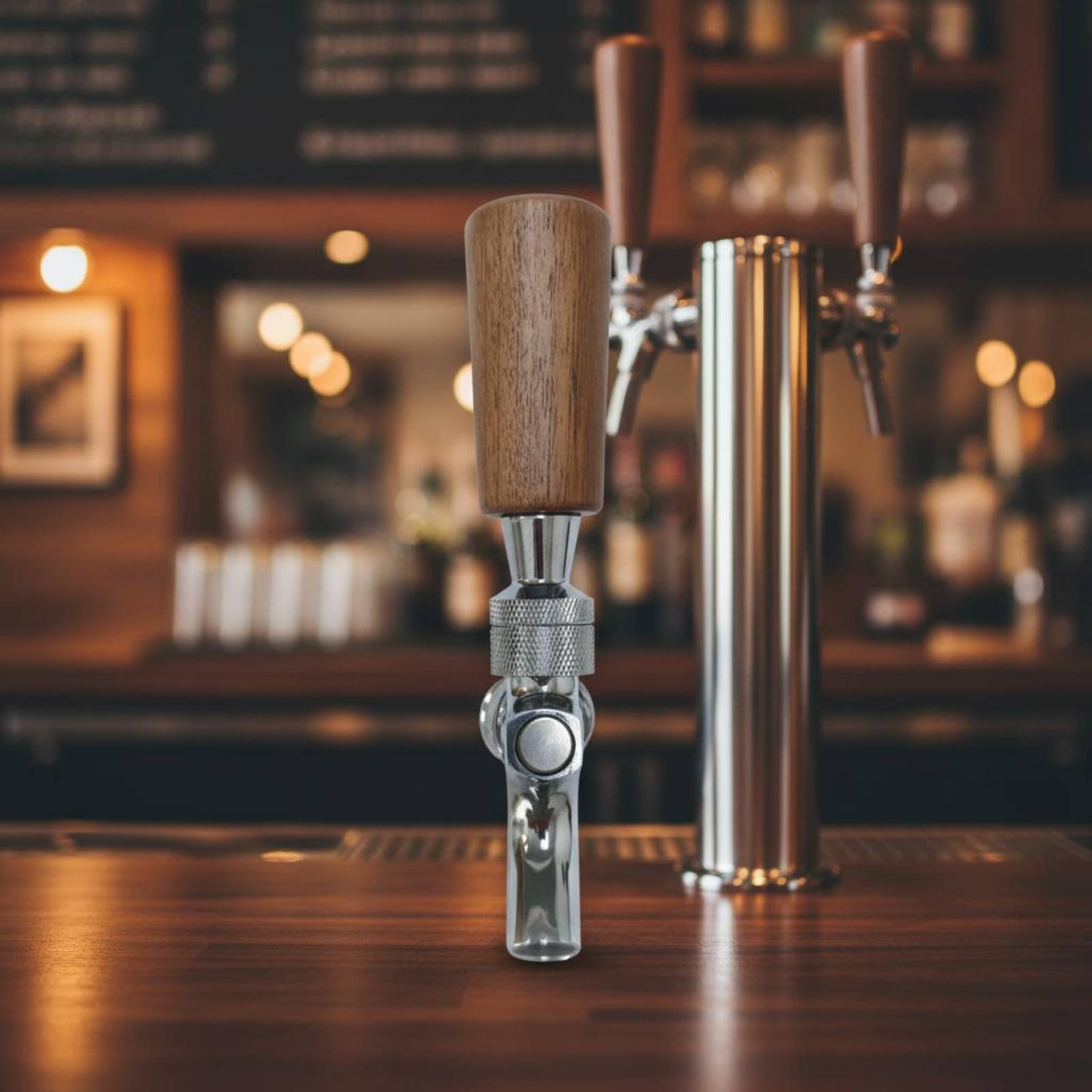 Short Wooden Beer Handle Solid - огляд і ціна Wine With Beer