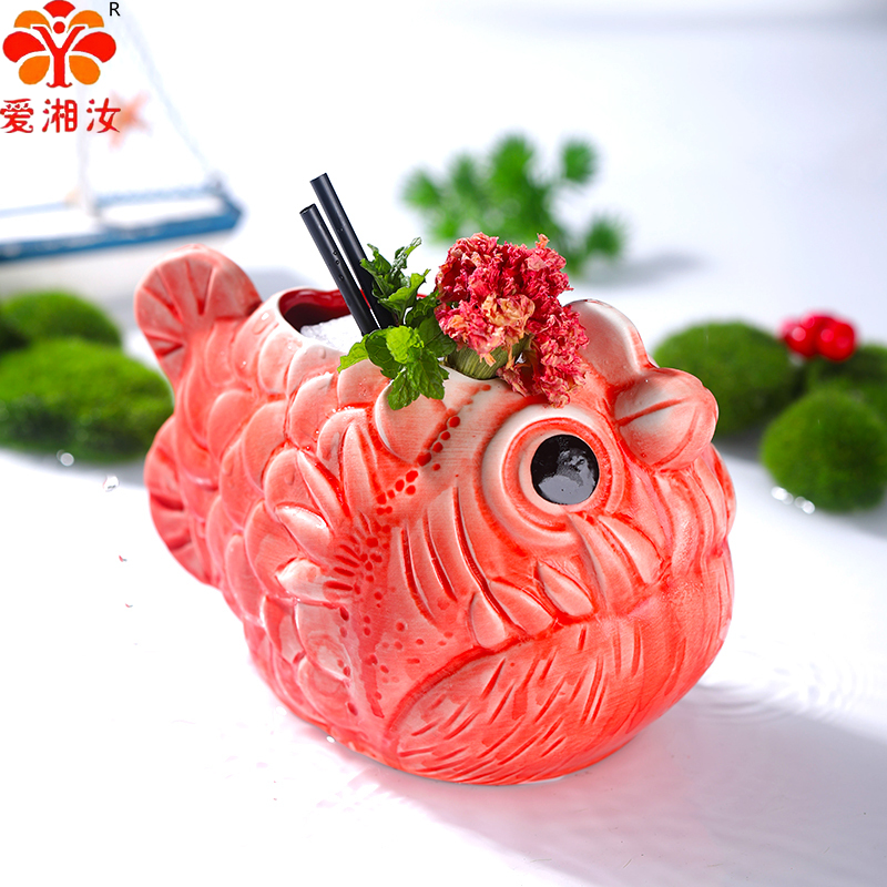 Cute Lantern Fish Cocktail Gla - огляд і ціна Wine Beer Red